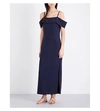 ELIZABETH AND JAMES Adriana cold shoulder crepe maxi dress