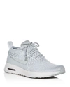 Nike Women's Air Max Thea Ultra Flyknit Lace Up Sneakers In Pure Platinum/white