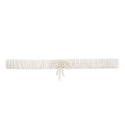 L'agent Lusina Garter In Ivory
