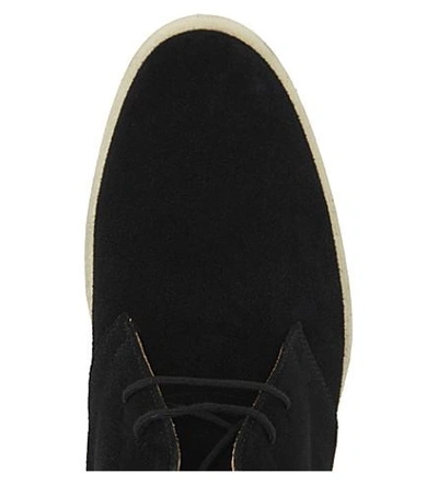 Shop Common Projects Suede Chukka Boots In Black