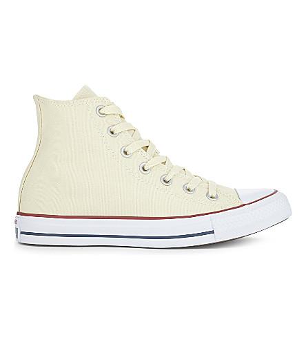 converse ecru high tops