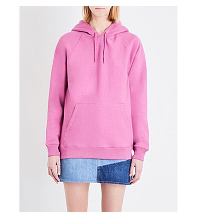 Stussy Stock Cotton Hoody In Pink