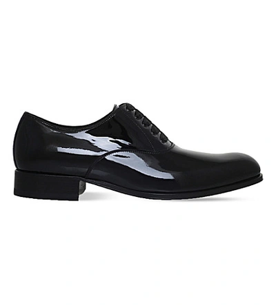 Shop Tom Ford Edgar Evening Patent-leather Oxford Shoes In Black