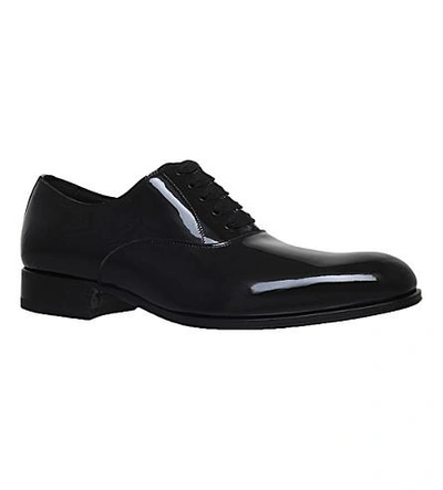 Shop Tom Ford Edgar Evening Patent-leather Oxford Shoes In Black