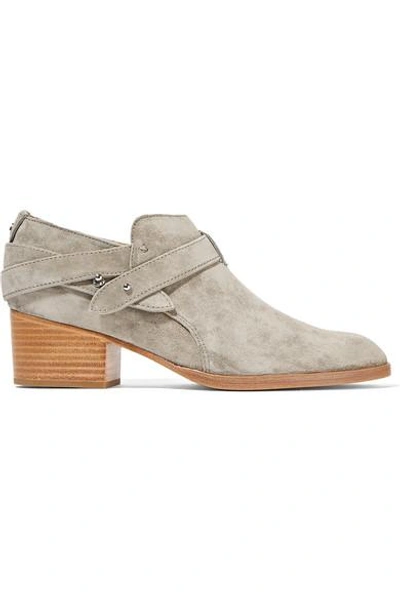 Rag Bone Harley Suede Ankle Boots In Cement ModeSens