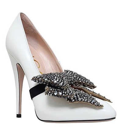Gucci bow shop shoes