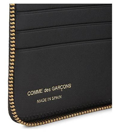 Shop Comme Des Garçons Tartan Square Zip-around Wallet In Green