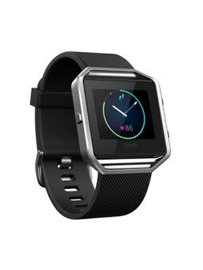 Shop Fitbit Blaze Fitness Tracker Watch In Black