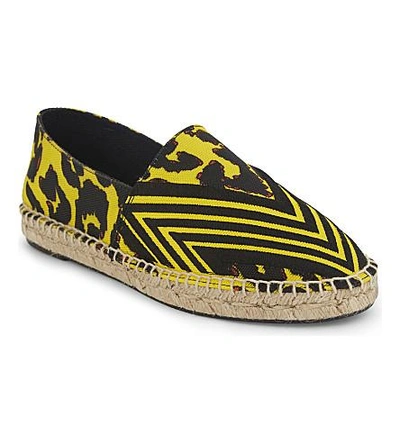 Shop Maje Feline Espadrilles In Jaune