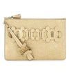 ANYA HINDMARCH Circulus large metallic leather pouch