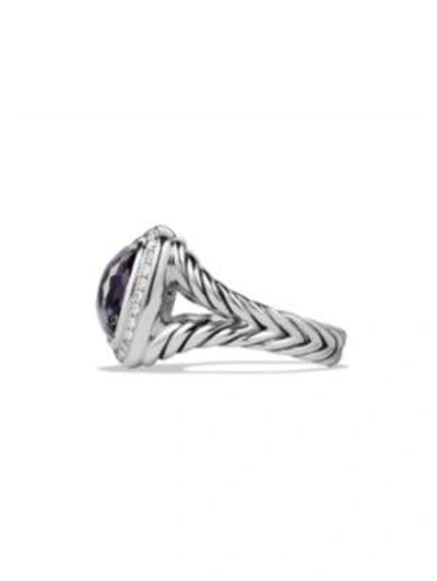 Shop David Yurman Albion Ring With Diamonds In Diamond Pave