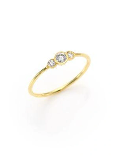 Shop Ila Melika Diamond & 14k Yellow Gold Ring