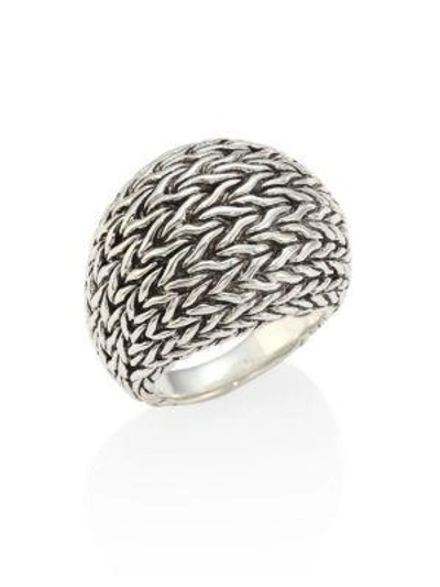Shop John Hardy Women's Classic Chain Sterling Silver Dome Ring