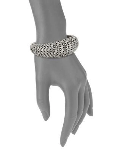 Shop John Hardy Women's Classic Chain Sterling Silver Cuff Bracelet