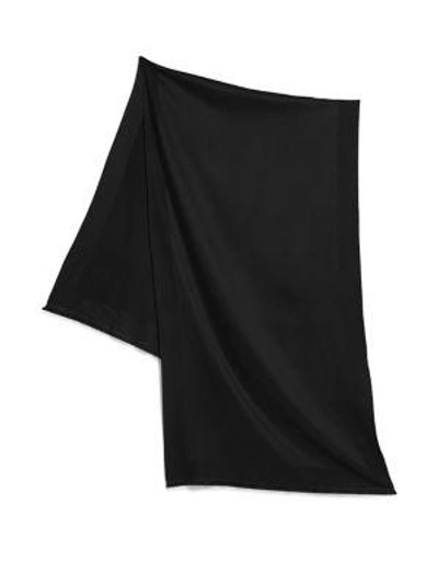 Shop Bajra Women's Frame Satin Weave Scarf In Black