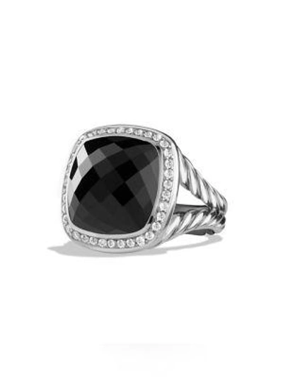 Shop David Yurman Albion Ring With Black Onyx And Diamonds
