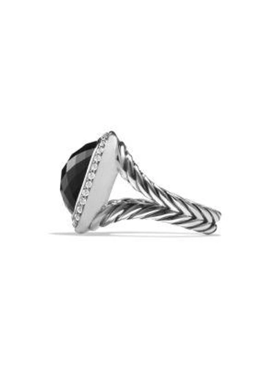 Shop David Yurman Albion Ring With Black Onyx And Diamonds