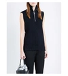 MAISON MARGIELA Stand collar ribbed-knit top