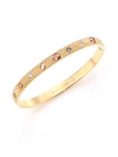 Shop De Beers Women's Talisman Core Diamond & 18k Yellow Gold Bangle Bracelet