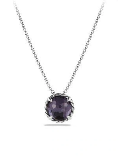 Shop David Yurman Women's Châtelaine® Pendant Necklace In Lavender