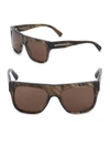 GIORGIO ARMANI 55MM Printed Wrap Sunglasses