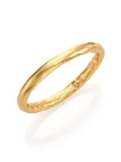 Shop Stephanie Kantis Nugget Bangle Bracelet In Gold