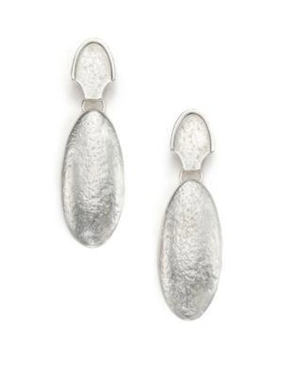 Shop Stephanie Kantis Empire Drop Earrings In Silver