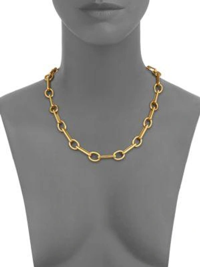 Shop Stephanie Kantis Courtly Chain Necklace In Gold
