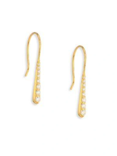 Shop Ila Kadience Diamond & 14k Yellow Gold Earrings