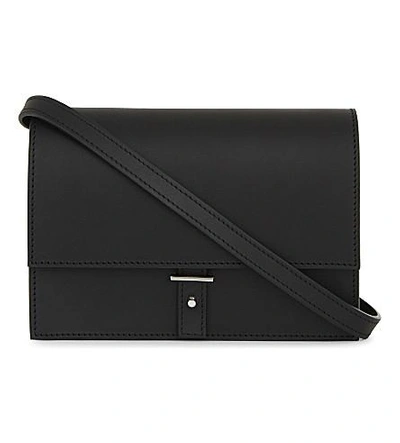 Shop Pb 0110 Ab10 Mini Leather Shoulder Bag In Black