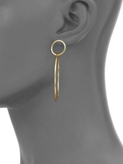 Shop Jules Smith Circle Hoop Earrings/1.75" In Gold