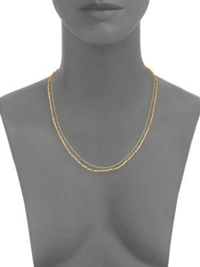Shop Astley Clarke Biography Beaded Necklace In Gold