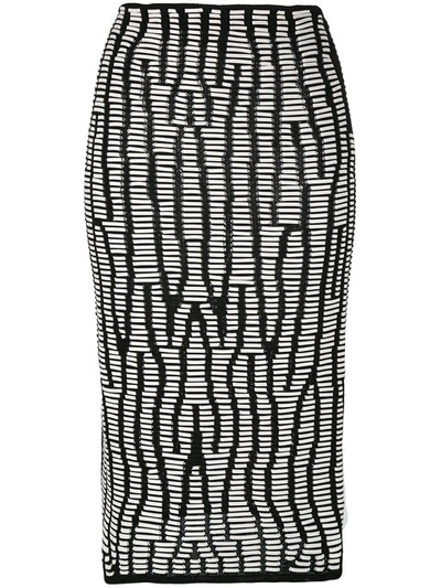 Shop Proenza Schouler Optical Illusion Skirt