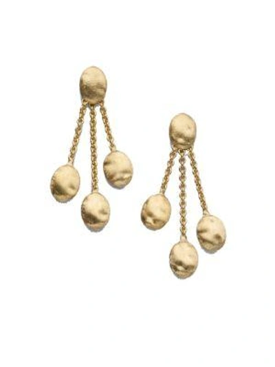 Shop Marco Bicego Women's Siviglia 18k Yellow Gold Three-strand Earrings