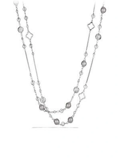 Shop David Yurman Elements Chain Necklace In Silver