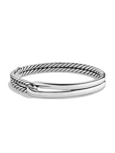 Shop David Yurman Women's Labyrinth Single-loop Bracelet In Silver