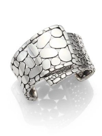 Shop John Hardy Women's Kali Sterling Silver Overlap Cuff Bracelet