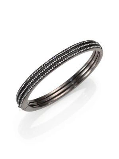 Shop Adriana Orsini Pavé Crystal Three-row Bangle Bracelet In Metal