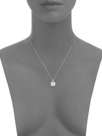 Shop Adriana Orsini Pavé Pendant Necklace In Silver