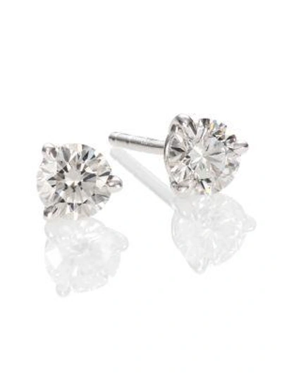 Shop Kwiat Diamond & Platinum Stud Earrings/0.7 Tcw