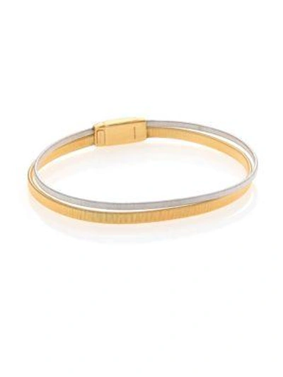 Shop Marco Bicego Masai 18k Yellow Gold & 18k White Gold Bracelet