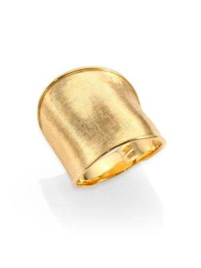 Shop Marco Bicego Lunaria 18k Yellow Gold Large Band Ring