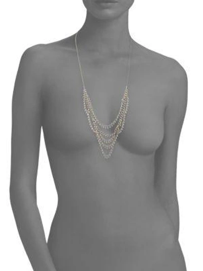 Shop Chan Luu Sterling Silver Tiered Bead Necklace