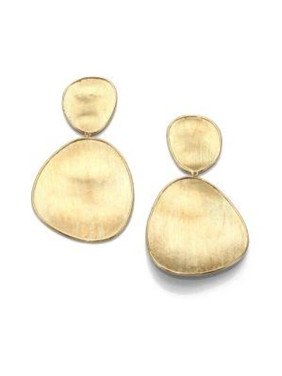 Shop Marco Bicego Women's Lunaria 18k Yellow Gold Double-drop Earrings