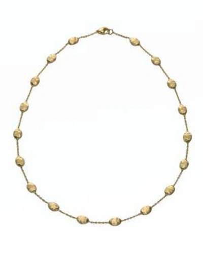 Shop Marco Bicego Women's Siviglia 18k Yellow Gold Station Necklace