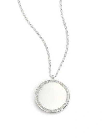 Shop Astley Clarke Cosmos Diamond & Sterling Silver Medium Locket Necklace