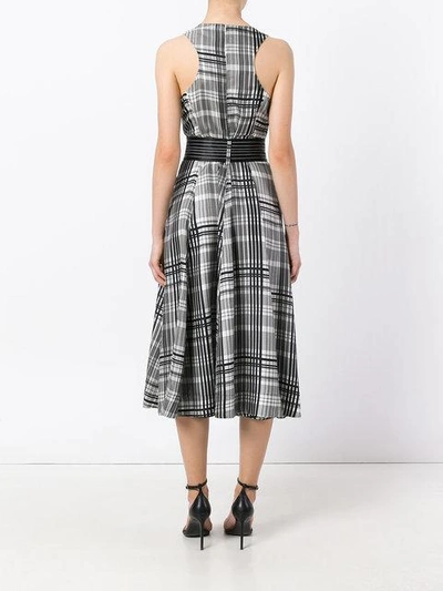 Shop Diane Von Furstenberg Belted Plaid Dress