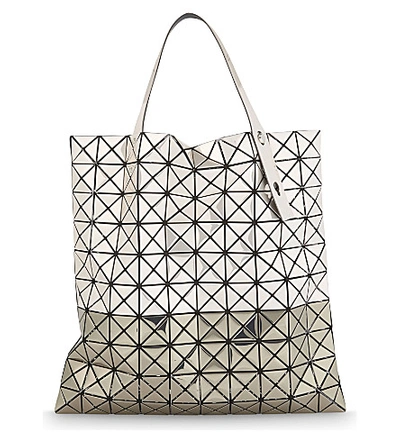 Shop Bao Bao Issey Miyake Platinum Two-tone Tote In Pink/gunmetal