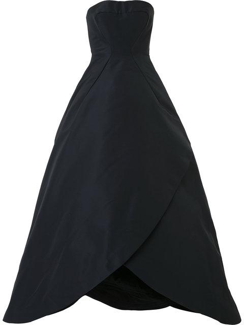 zac posen black gown