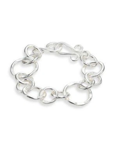 Shop Stephanie Kantis Coronation Large Bracelet In Silver